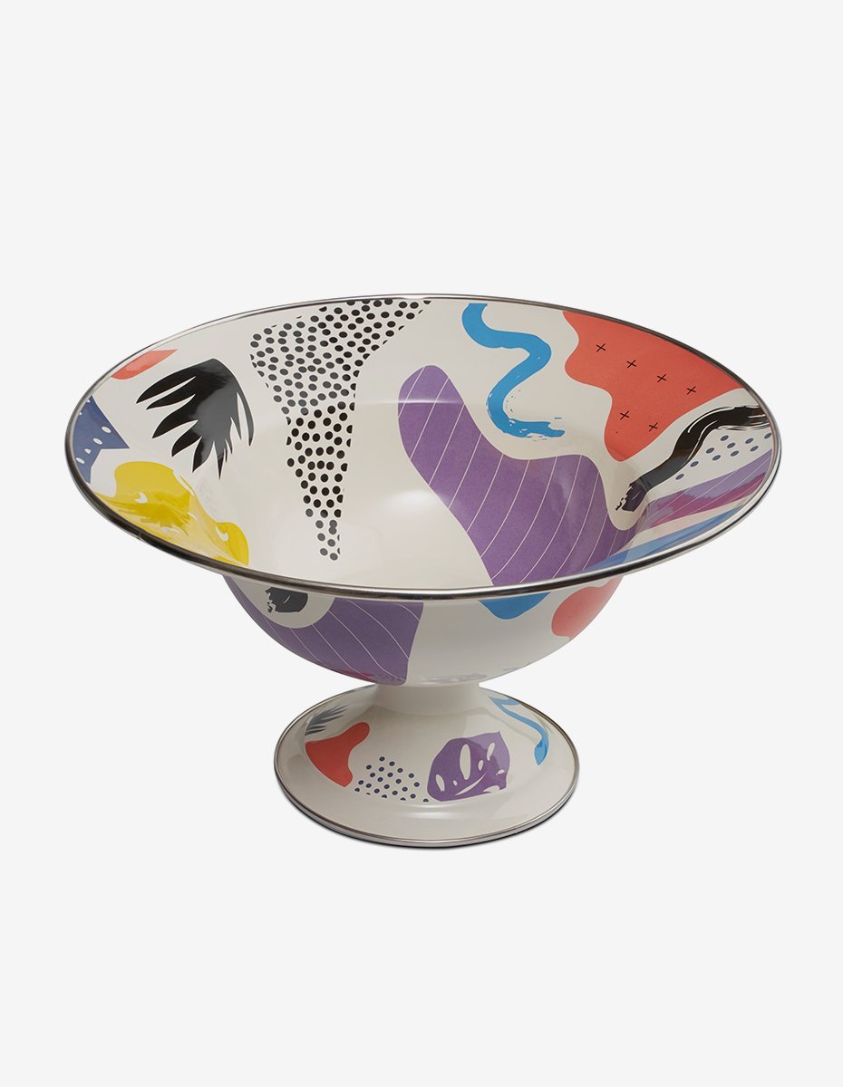 Flashback Footed Big Fruit Plate (Box)