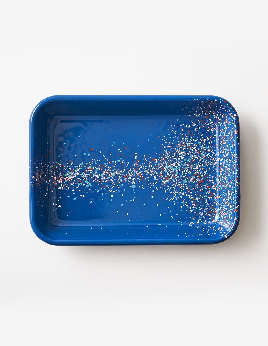 Flow Fest Blue Serving Tray (Box)