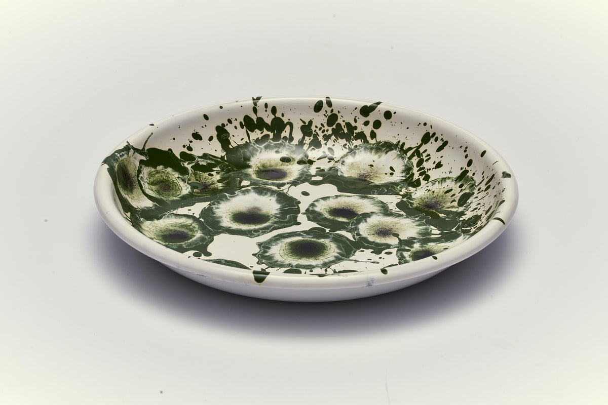 Floral Madness Green Big Plate (Box)