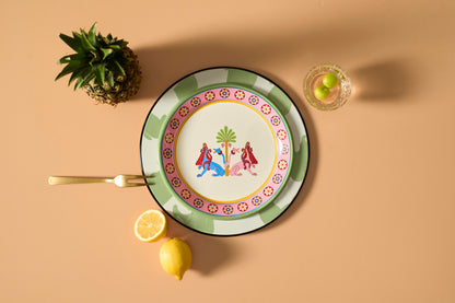 Cosmogenesis Twin Sphynxes Green Plate
