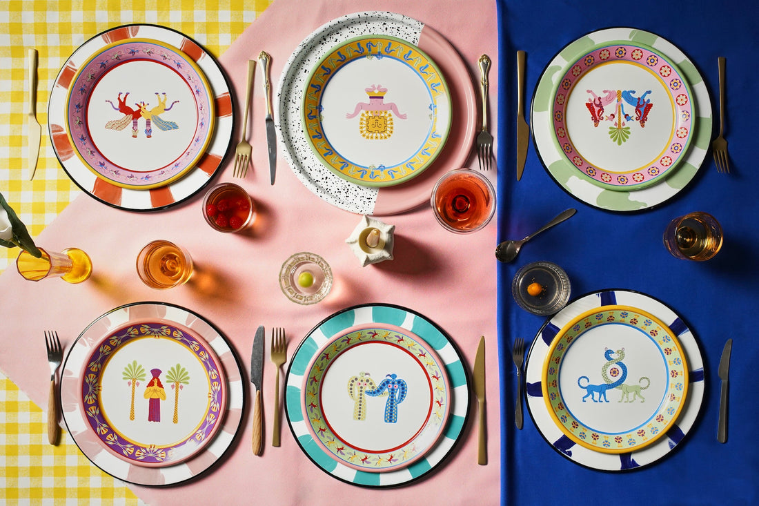 Colourful Kapka tables
