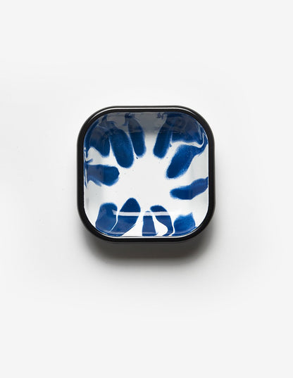 A Little Color Square Meze Plate – Blue