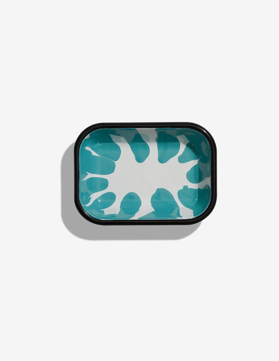 A Little Color Turquoise Green  Small Meze Plate (Box)
