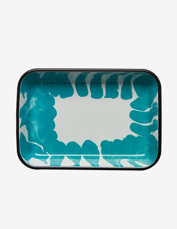 A Little Color Turquoise Green Serving Tray (Box)