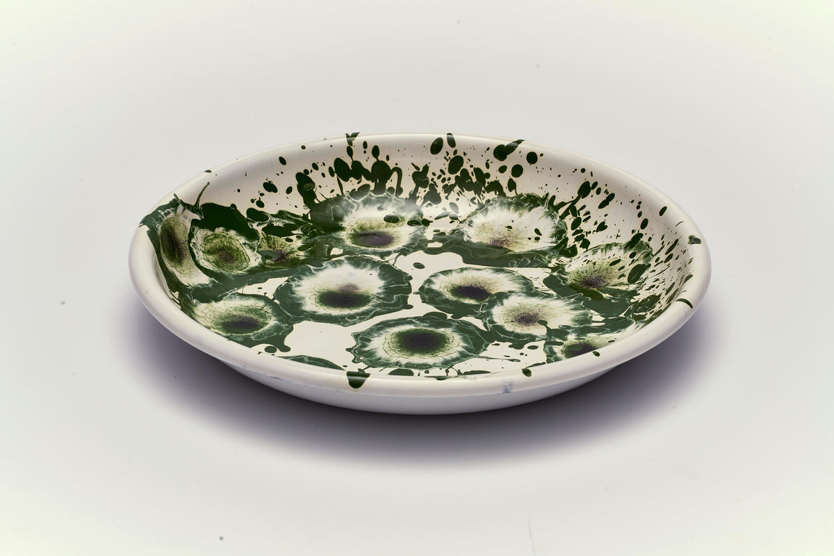Floral Madness Big Plate – Green