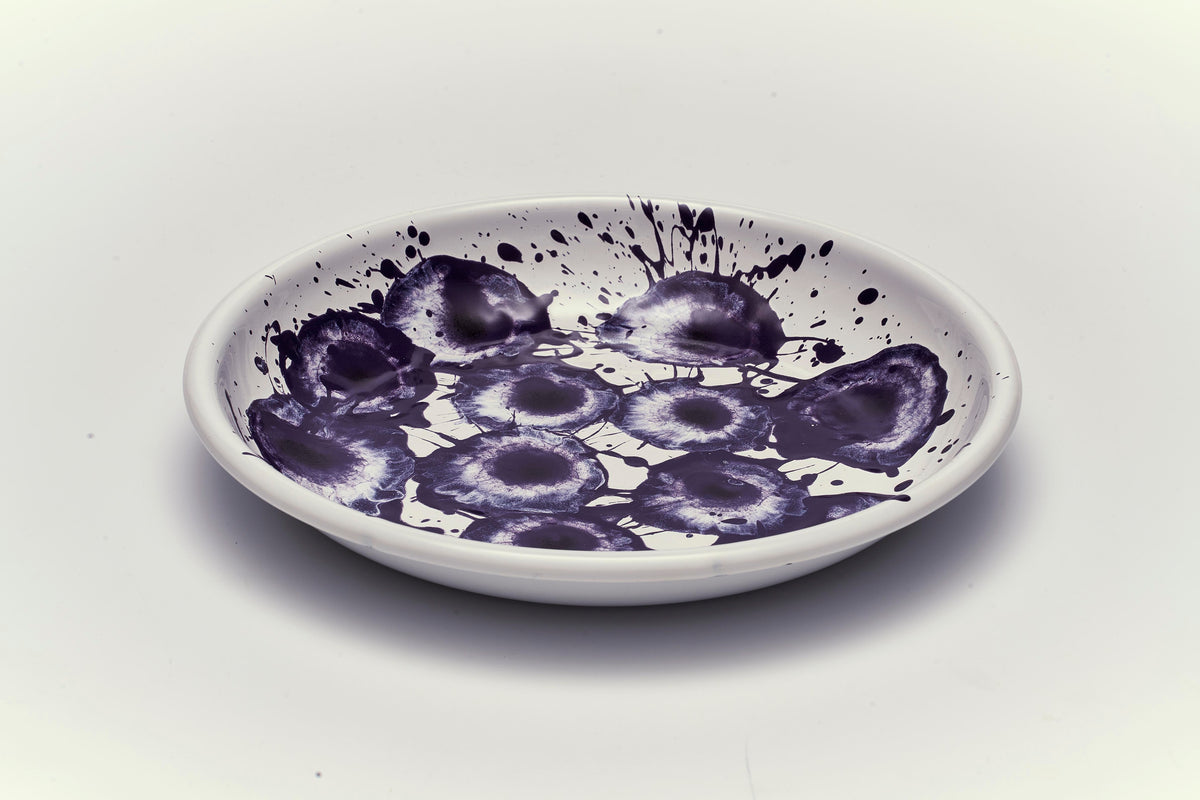 Floral Madness Big Plate – Purple
