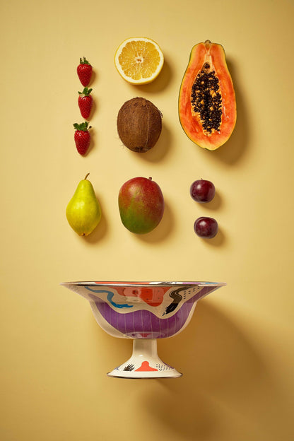 Flashback Footed Big Fruit Plate (Box)