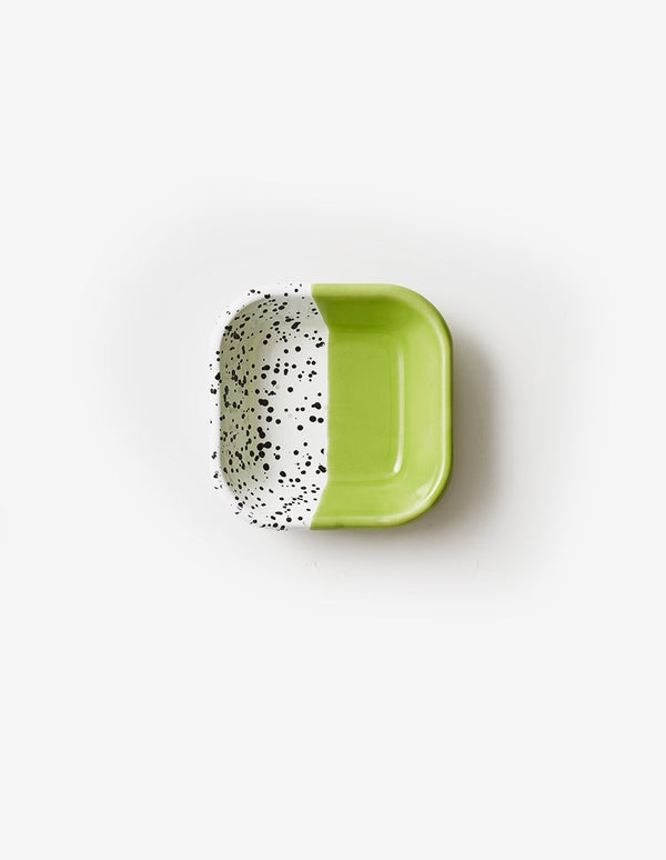 Mind-Pop Lime Green Square Meze Plate (Box)
