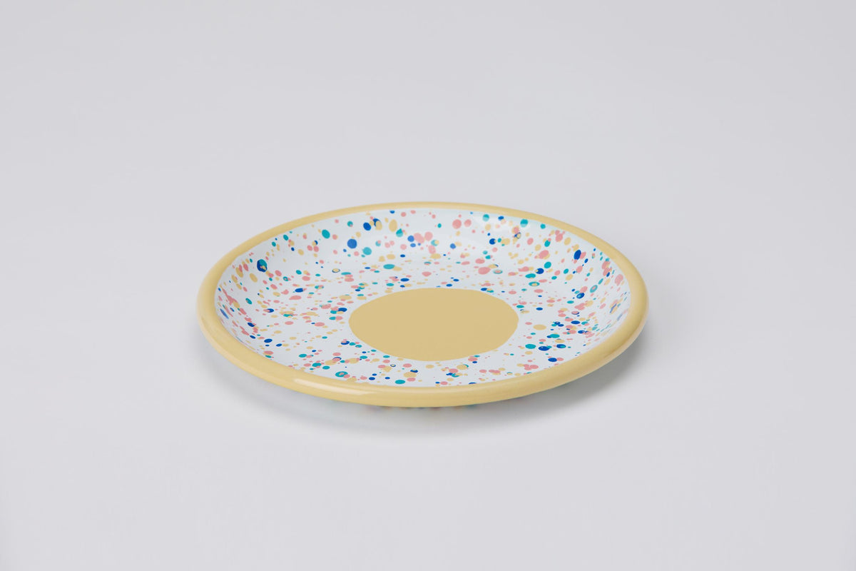 Wonder Wheel Yellow Dessert Plate (Box)