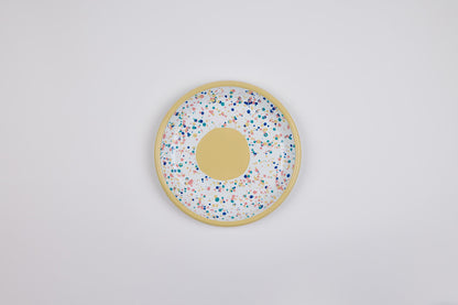 Wonder Wheel Yellow Dessert Plate (Box)
